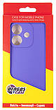 Чохол-накладка Dengos для Oppo A3 Purple (DG-KM-113) + захисне скло, силіконовий, фіолетовий, фото 4
