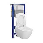 Комплект інсталяції CERSANIT C27 с унітазом CERSANIT 248481 S701-806, фото 4