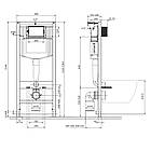Комплект інсталяції CERSANIT C27 с унітазом CERSANIT 248481 S701-806, фото 5