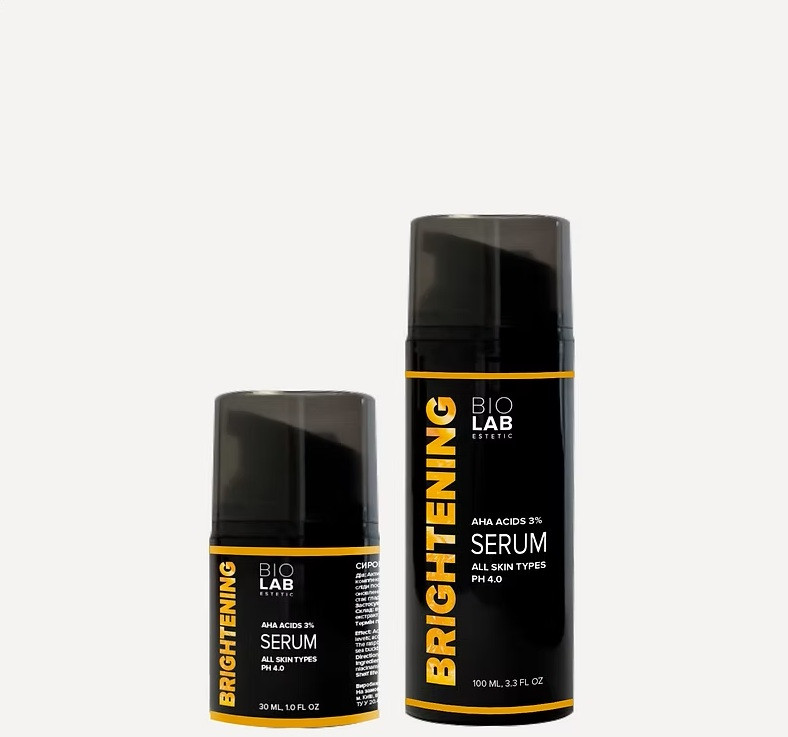 Сироватка з АНА кислотами 3% Serum with AHA acids 3% BIOLAB Estetic, 30 мл