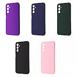 Чохол-накладка Wave Full Silicone Cover для Samsung Galaxy A05s SM-A057 Black, soft-touch, мікрофібра, фото 2