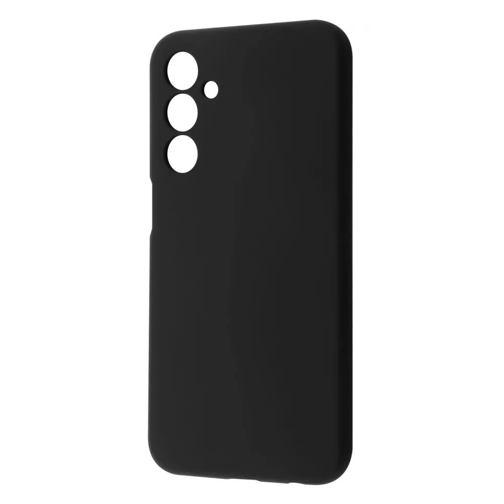 Чохол-накладка Wave Full Silicone Cover для Samsung Galaxy A25 SM-A256 Black, soft-touch, мікрофібра, фото 1