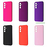 Чохол-накладка Wave Full Silicone Cover для Samsung Galaxy A55 SM-A556 Black, soft-touch, мікрофібра, фото 2