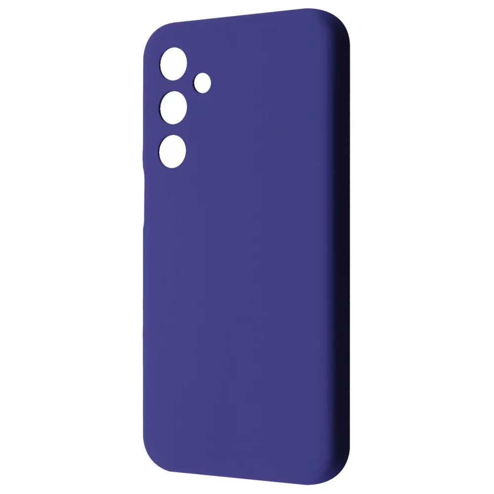 Чохол-накладка Wave Full Silicone Cover для Samsung Galaxy M35 5G SM-M356 Midnight Blue, soft-touch, мікрофібра, фото 1