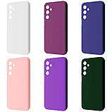 Чохол-накладка Wave Full Silicone Cover для Samsung Galaxy M35 5G SM-M356 Midnight Blue, soft-touch, мікрофібра, фото 2