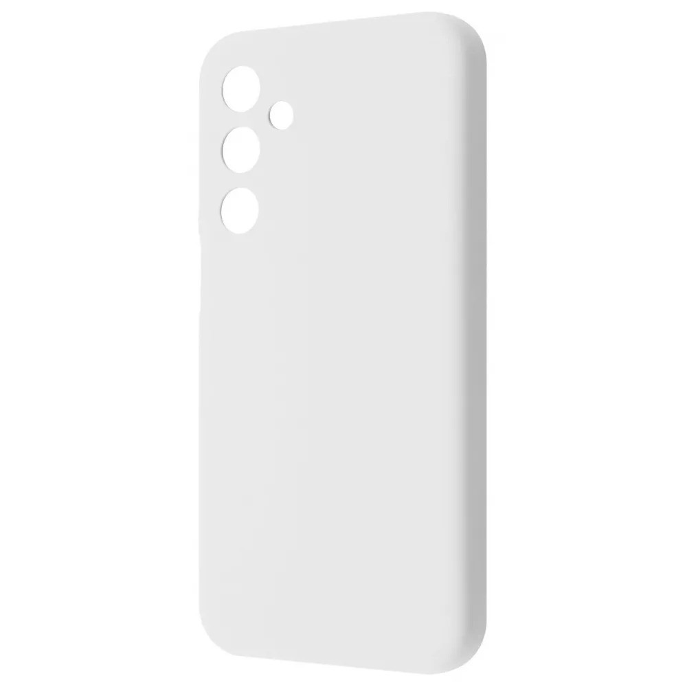 Чохол-накладка Wave Full Silicone Cover для Samsung Galaxy M35 5G SM-M356 White, soft-touch, мікрофібра, фото 1