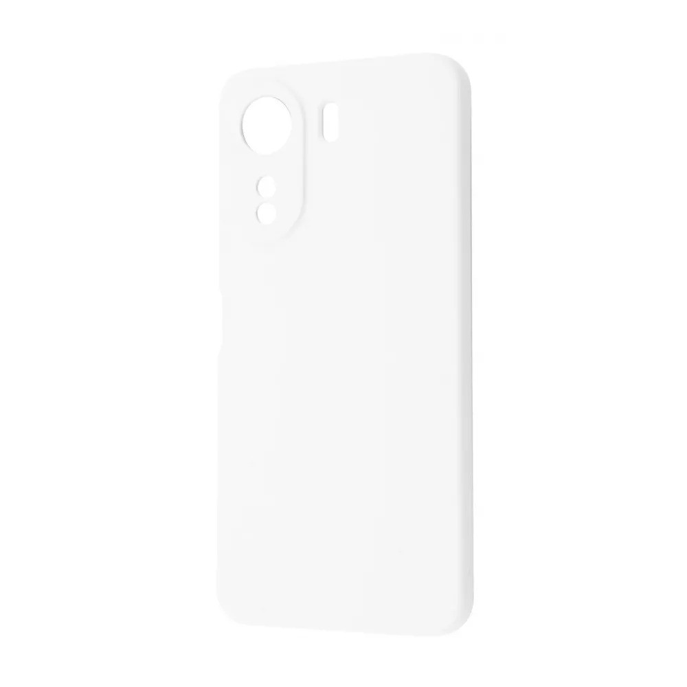 Чохол-накладка Wave Full Silicone Cover для Xiaomi Redmi 13C 4G/Poco C65 White, soft-touch, мікрофібра, фото 1
