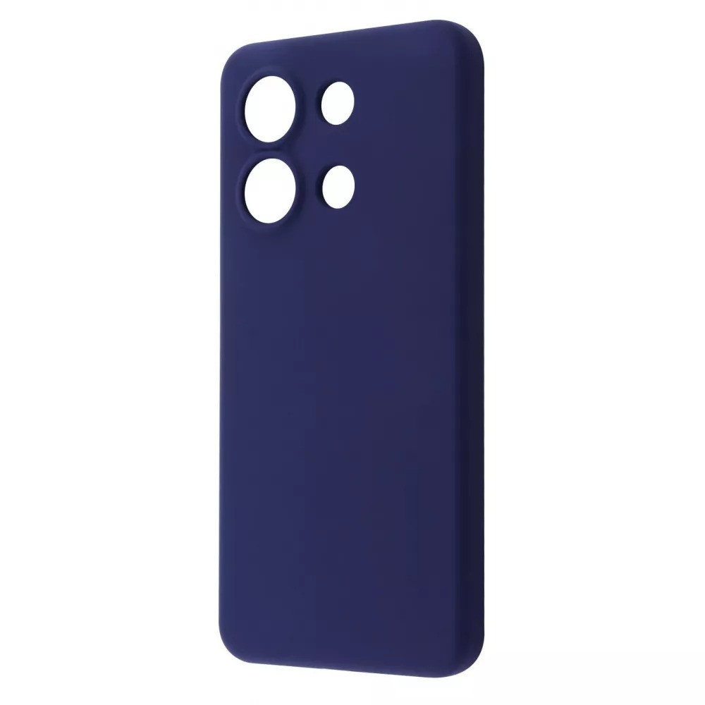 Чохол-накладка Wave Full Silicone Cover для Xiaomi Redmi Note 13 4G Midnight Blue, силікон, soft-touch, мікрофібра, фото 1