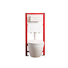 Комплект інсталяції KOER Ellipse-Set-2101 с унітазом MIXXUS кнопка біла 250935 MP6667, фото 4