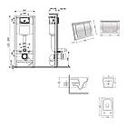 Комплект інсталяції Q-TAP Nest&Crow с унітазом Q-TAP кнопка сатин 253368 QT05335172W48190, фото 9