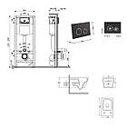 Комплект інсталяції Q-TAP Nest&Crow с унітазом Q-TAP кнопка чорна 253371 QT05335172W48193, фото 9