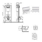 Комплект інсталяції Q-TAP Nest&Jay с унітазом Q-TAP кнопка хром 253376 QT07335175W48198, фото 9