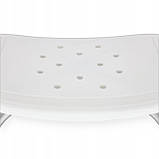 Стілець-табурет 4FIZJO для ванної та душу, регульований White/Grey (P-5905973403399), фото 8