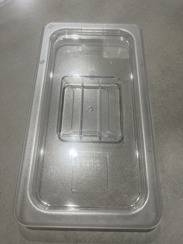 Кришка гастроємкості Brillis прозора 1/1 53х32,5 см полікарбонат (321100/P811-L), фото 1