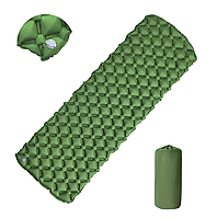 Матрац каремат килимок Westtune Розмір 190х60см Зелений для кемпінгу туризму для авто