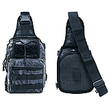 Сумка Smartex 3P Tactical 10 ST-050 Чорна, фото 2