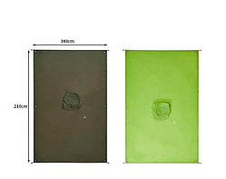 Пончо дощовик Mobi Garden Ultralight NX23667004 20D, темно-зелений