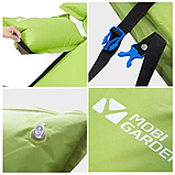 Килимок самонадувний тримісний Mobi Garden Aquarius NX20663006 30 мм, коричневий, фото 4