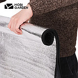 Килимок Mobi Garden Aluminium NX20663008 180 х 200 см, сріблястий, фото 3