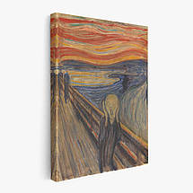 Картина на полотні "Едвард Мунк, Крик, Edvard Munch, The Scream", 60×45см, фото 3