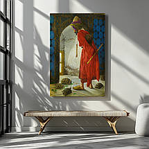 Картина на полотні "Осман Хамді Бей – Дресирувальник черепах, Osman Hamdi Bey - The Tortoise Trainer", 90×60см, фото 2