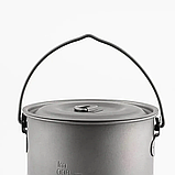 Казанок титановий Mobi Garden NX20666032 1,25л, сірий, фото 5