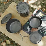 Казанок титановий Mobi Garden NX20666032 1,25л, сірий, фото 6