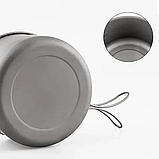 Казанок титановий Mobi Garden NX20666032 1,25л, сірий, фото 8