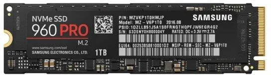 Samsung 960 PRO 1TB M.2 (MZ-V6P1T0BW), фото 1