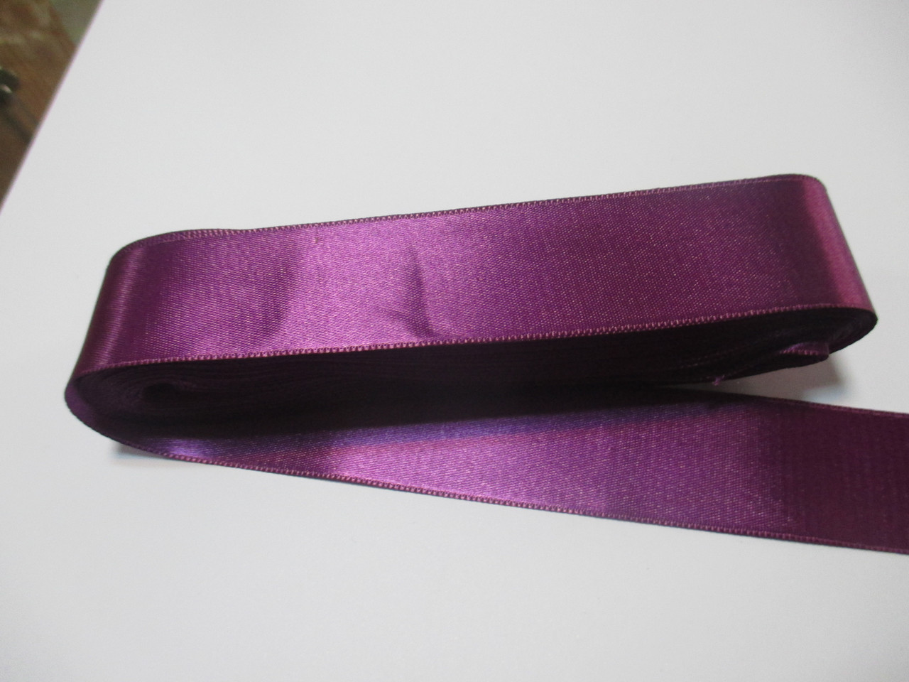 Стрічка атласна двостороння 3 см ( 10 метрів) фукція Н-03-040