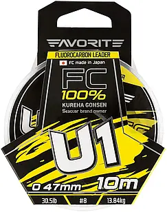 Флюорокарбон Favorite U1 FC 10m 0.47mm 30.5lb/13.84kg