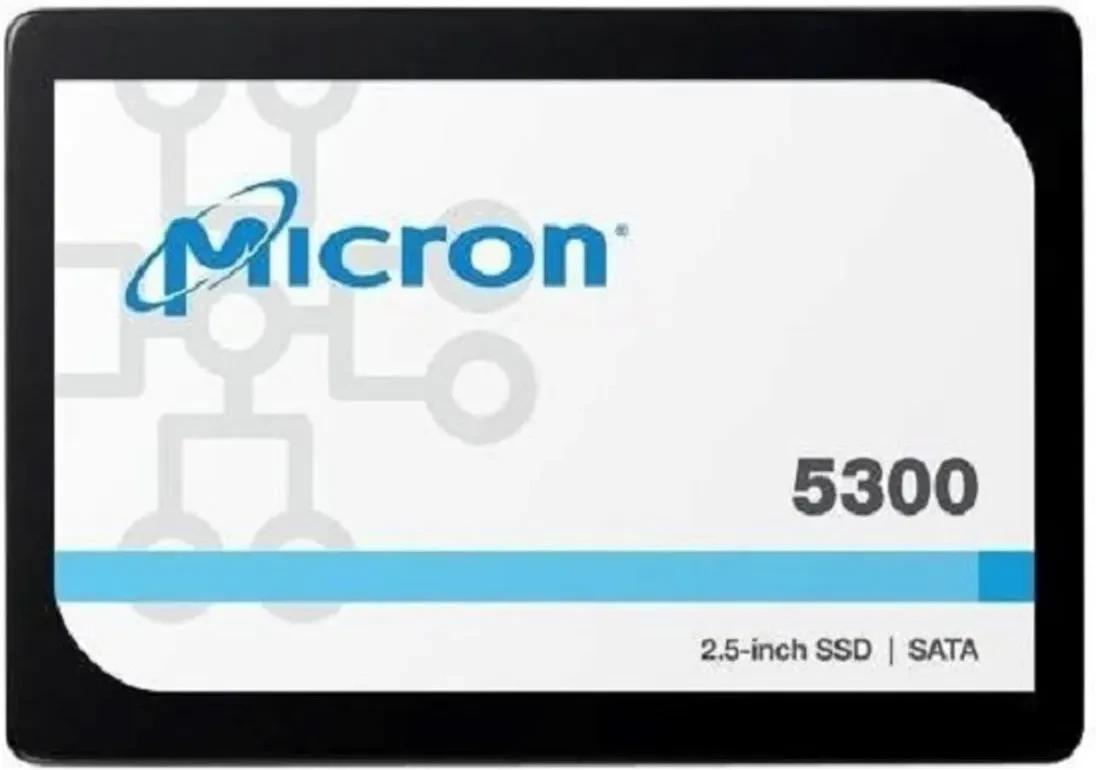 Micron SSD-диск 5300 MAX 1.92TB U.2 SATA 6Gb/s TLC 3D-NAND | MTFDDAK1T9TDT-1AW1ZABYY MTFDDAK1T9TDT, фото 1