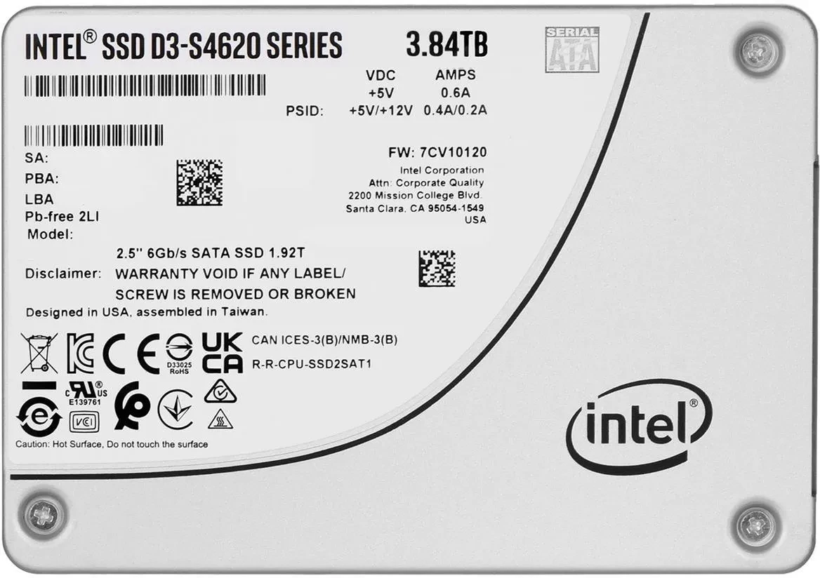 Intel D3-S4620 3.84TB (SSDSC2KG038TZ01), фото 1