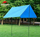 Тент універсальний Naturehike NH15D005-X, блакитний, фото 2