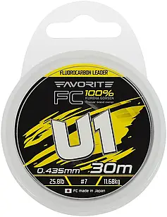 Флюорокарбон Favorite U1 FC 30m 0.435mm 25.8lb/11.68kg