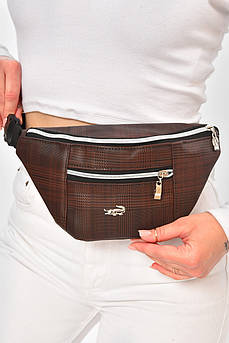 Бананка жіноча темно-коричневого кольору 203320M