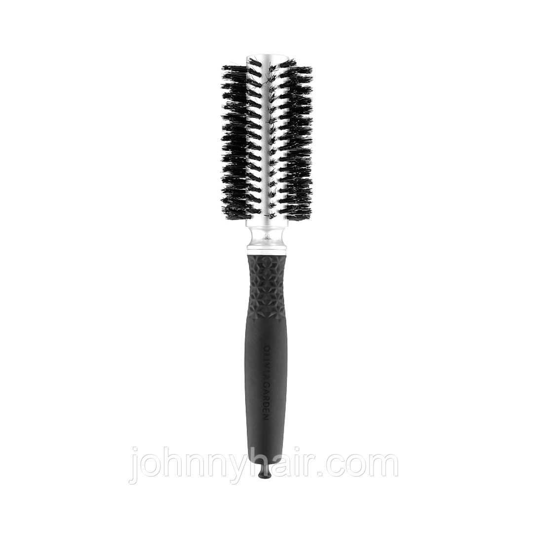 Термобрашинг Olivia Garden ESSENTIAL BLOWOUT Soft Boar Bristles Silver 25