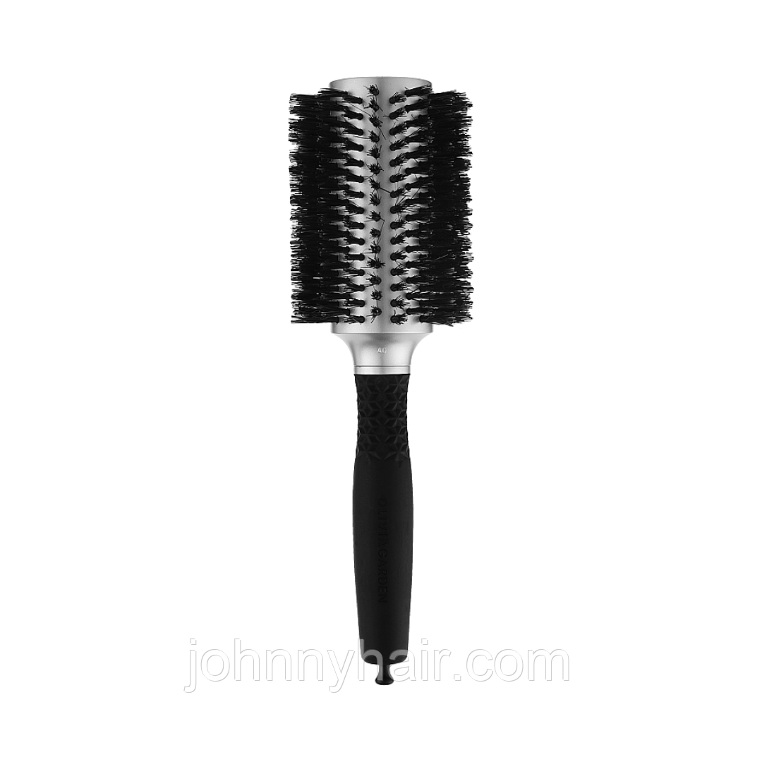 Термобрашинг Olivia Garden ESSENTIAL BLOWOUT Soft Boar Bristles Silver 40, фото 1