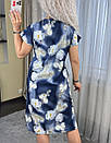 Красива літня сукня міді квітковий принт "Ірма" Стильна ніжна легка повсякденна сукня. Сукня для офісу та свята, фото 6