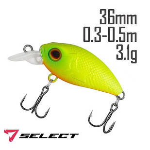 Воблер Select Prank 36F 36mm 3.1g #01 (0.3-0.5m)