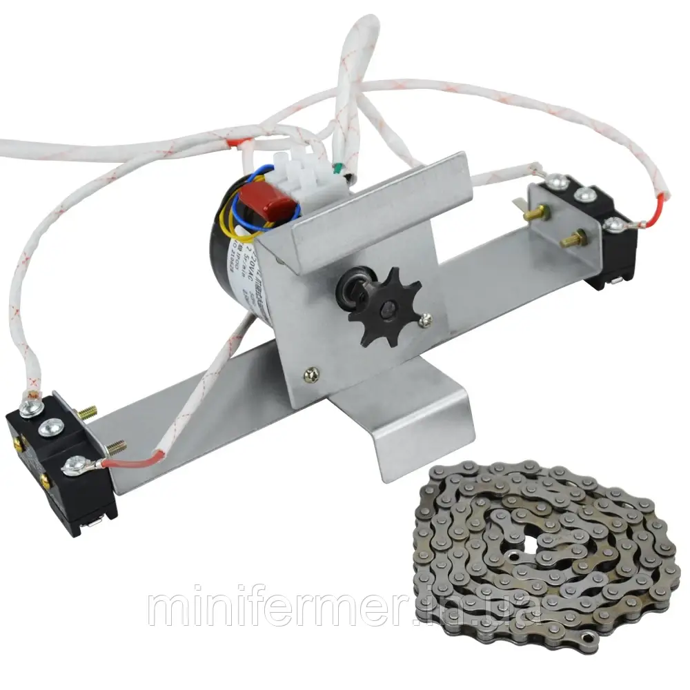 Мотор для інкубатора з кінцевиками 220В, фото 1