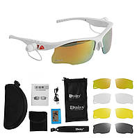 Захисні окуляри Daisy з блютуз гарнітурою 5.0 з навушниками з поляризацією + 4 комплекти лінз .solve