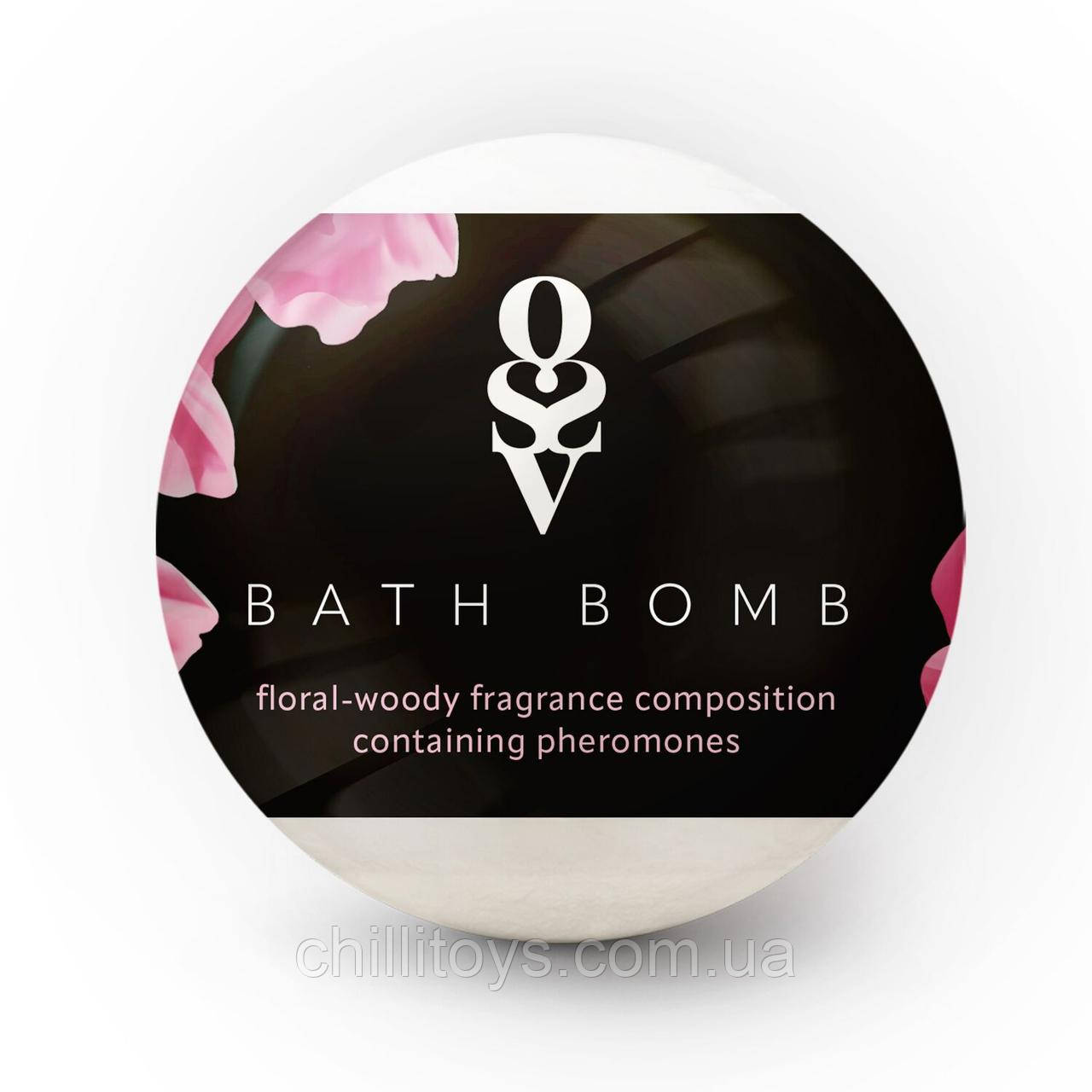 Бомбочка для ванни з феромонами Obsessive Bath bomb Floral - Woody (100 г), фото 1