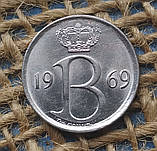25 сантимiв 1969 року. Бельгiя, фото 2