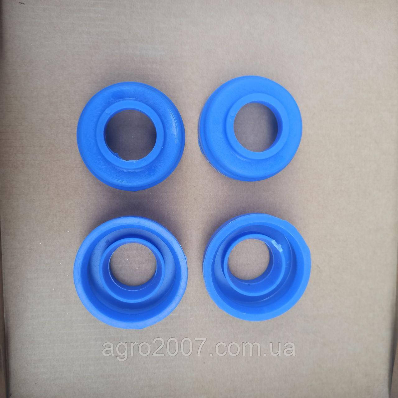 Силіконовий чохол на шарнір МТЗ 1221 синій/жовтий, фото 1