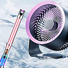 USB запальничка кухонна Lumin з підсвічуванням та зарядкою від USB US-809RG, фото 2