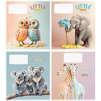 Зошит 12 арк клітинка 101 Маленькі звірята 2025 уні