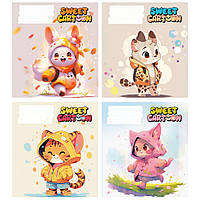 Зошит 12 арк клітинка 102 Милий мультик 2025 уні