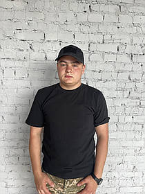 Футболка Стрейч-Кулір Чорна