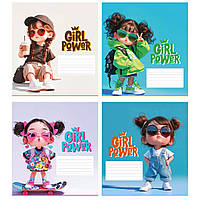 Зошит 12 арк клітинка 103 Girl power 2025 дів